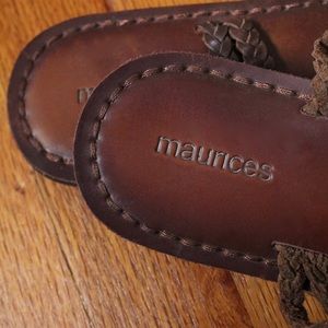 Maurice’s slip on sandals